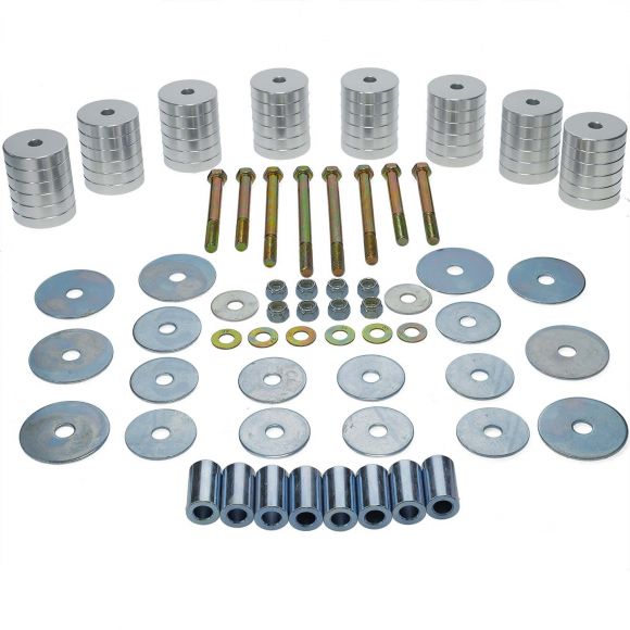 Billet Aluminum 3-inch Body Lift Kit, 66-77 Ford Bronco